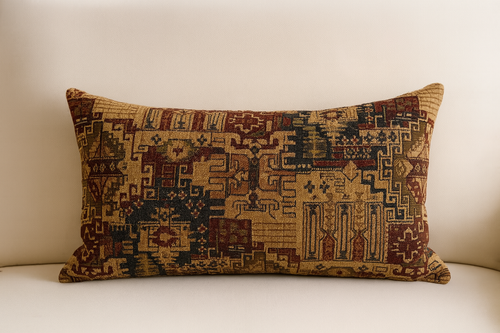 Hita Etnik Kilim Desenli Kırlent Kılıfı