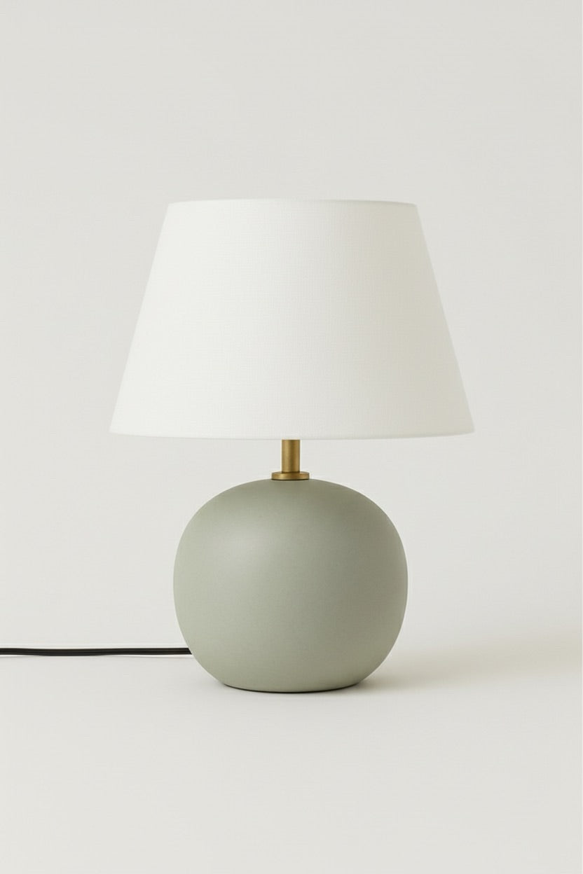 Mosso Soft Yeşil Gold Detaylı Masa Lambası