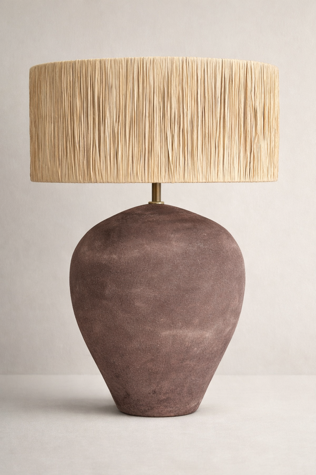 Bohema Rafya Başlıklı Büyük Abajur