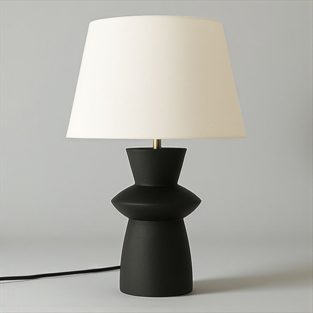 Paloma Siyah Dokulu Abajur