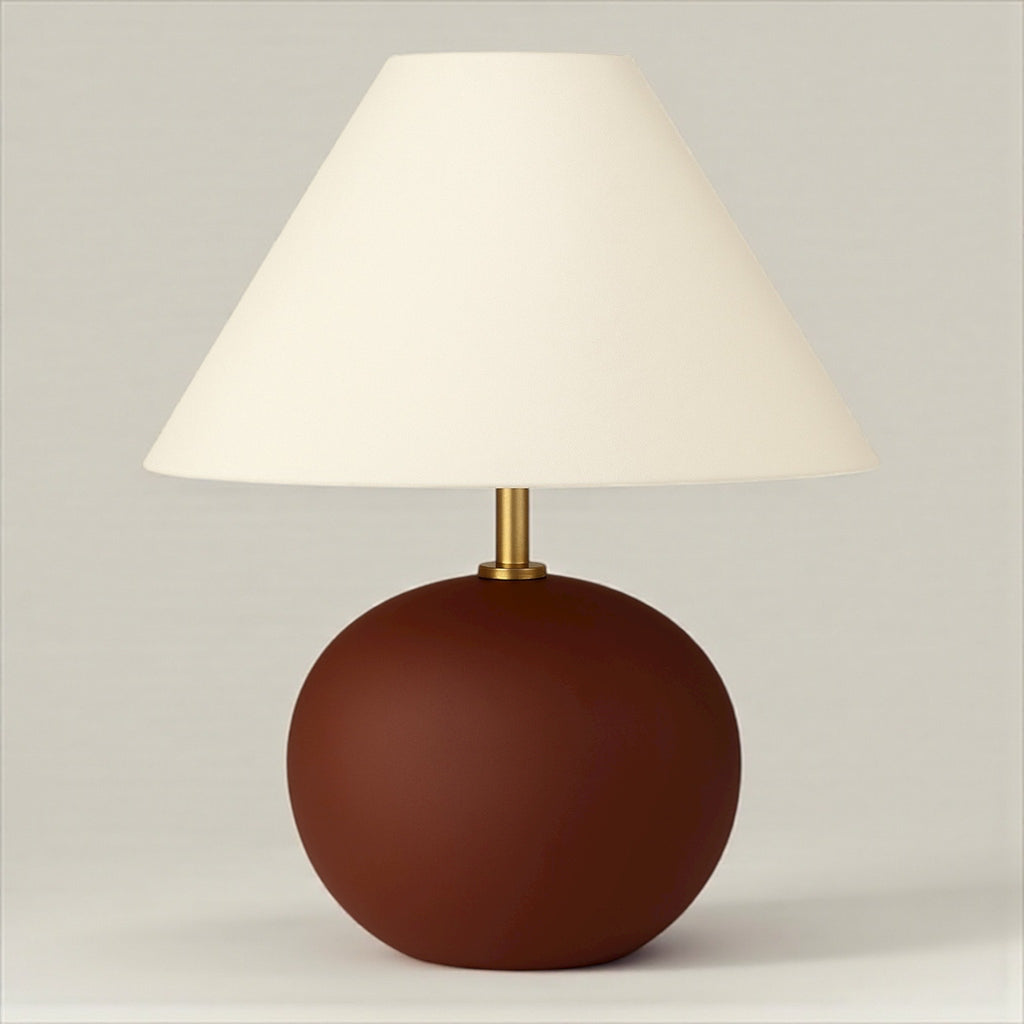 Terra Kızıl Kahve Masa Lambası